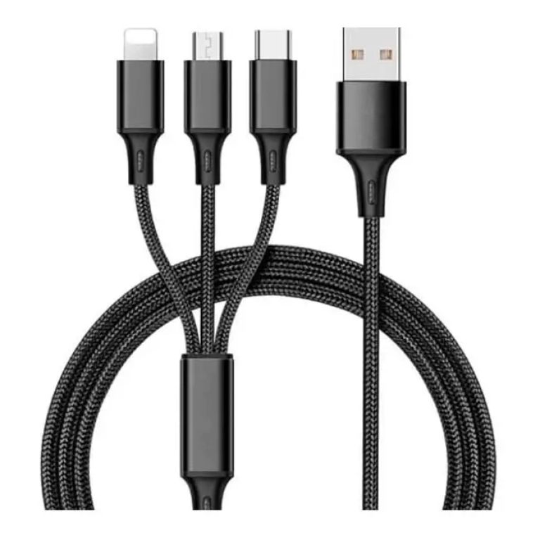 3 In 1 USBTypeCMicroLightning