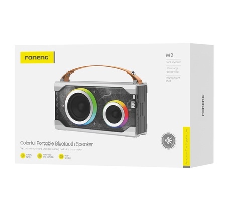 FONENG bluetooth speaker M2 Silver